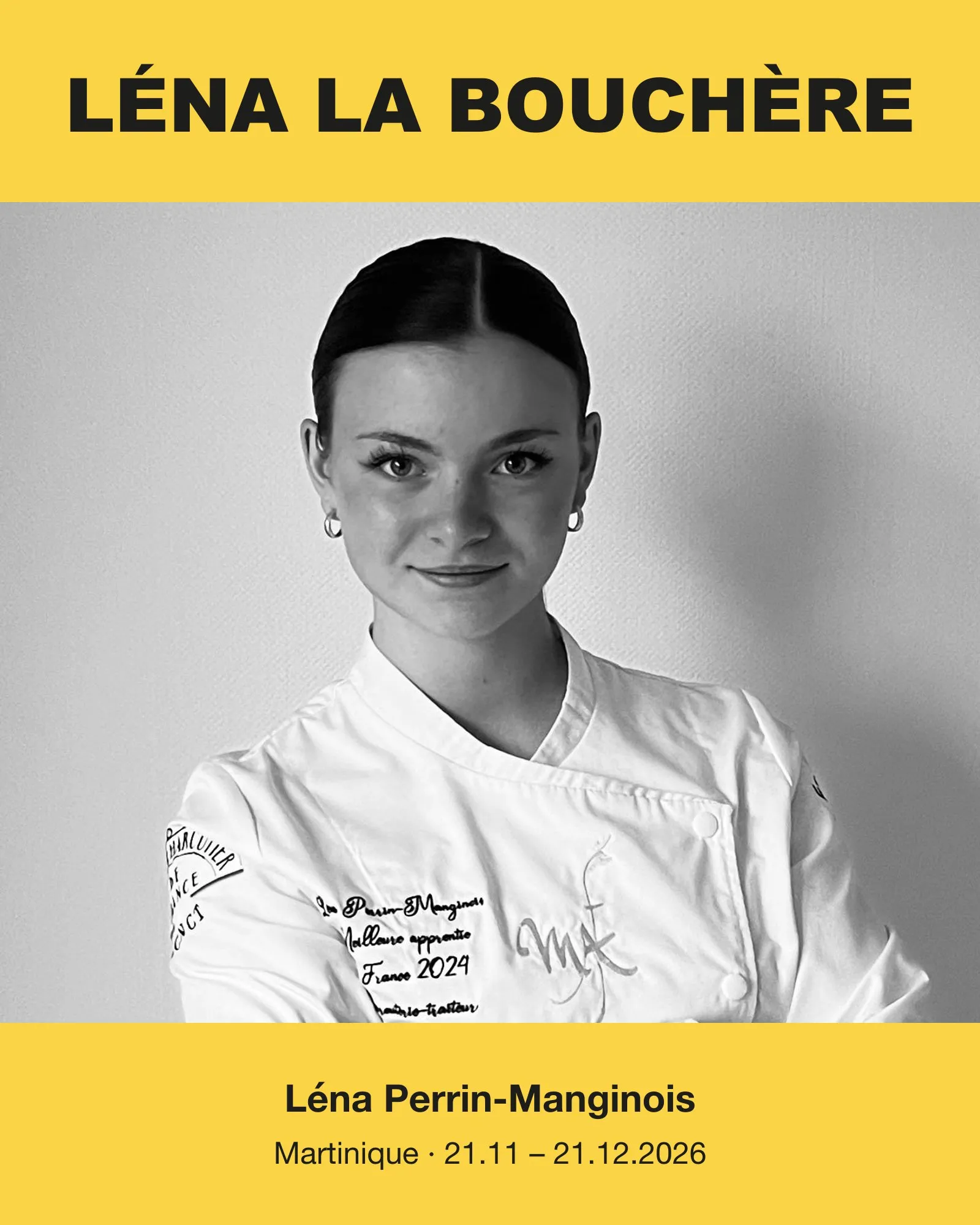 Léna la Bouchère is coming to Martinique