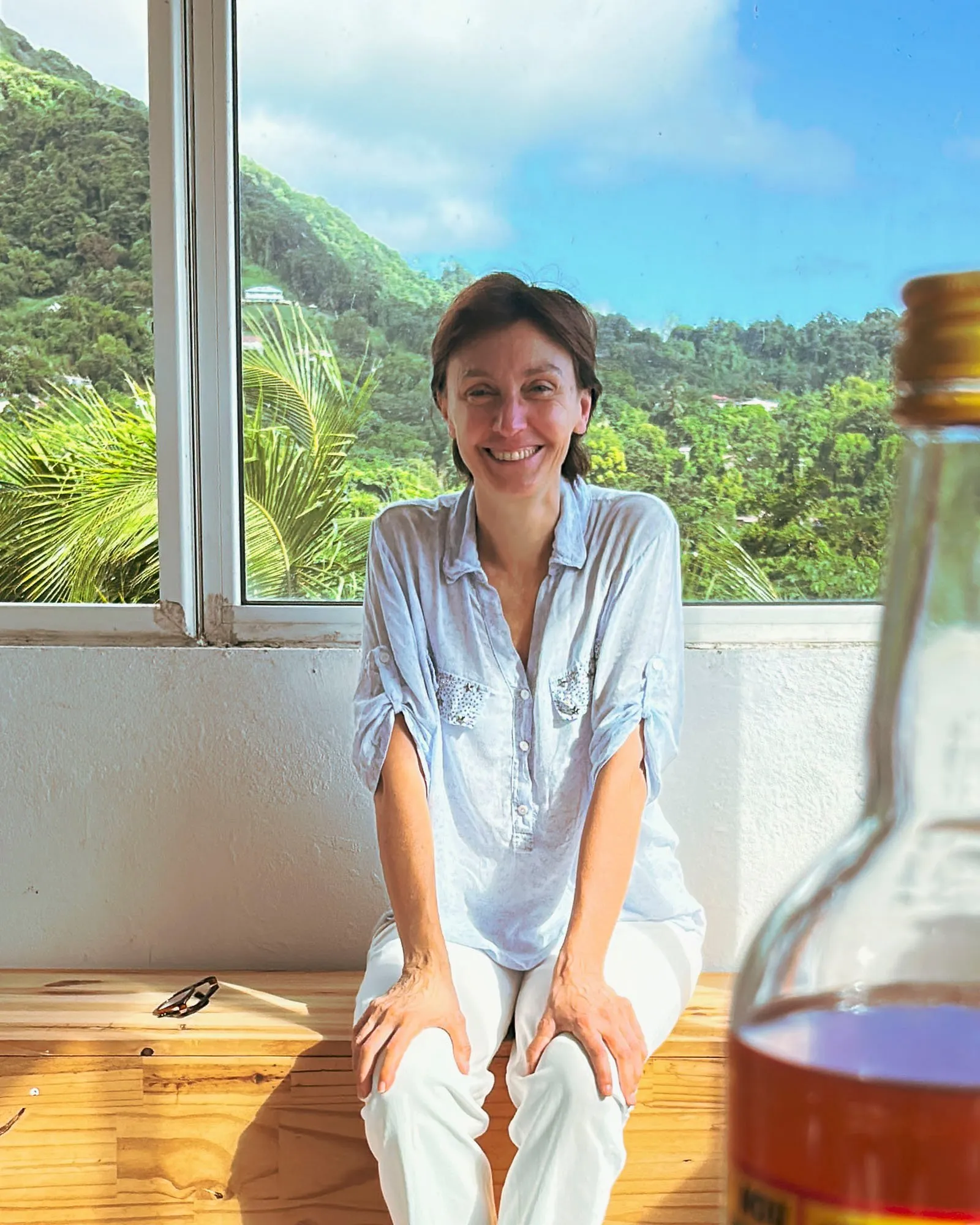 Silvia Gaillard in residence at 150m d’altitude, Martinique — photo 1